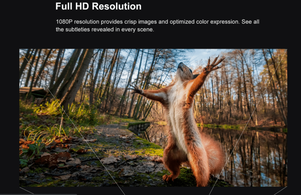 Surewheel SW10 Full-HD Beamer Native Full-HD Auflösung