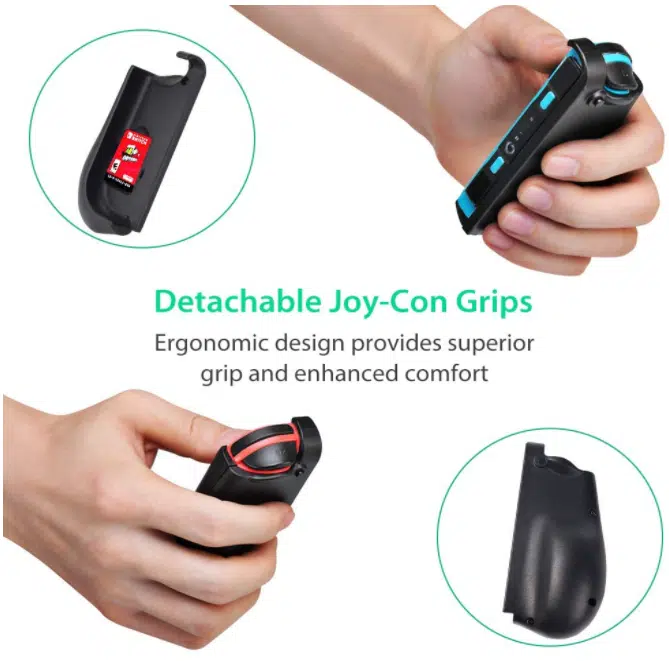 BigBlue 10000mAh Powerbank für Nintendo Switch JoyCon Griffschalen