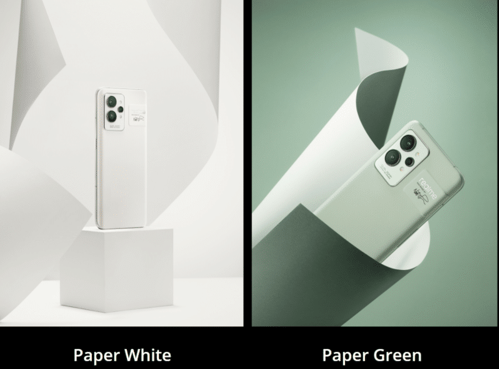 realme GT2  Pro Paper White & Paper Green