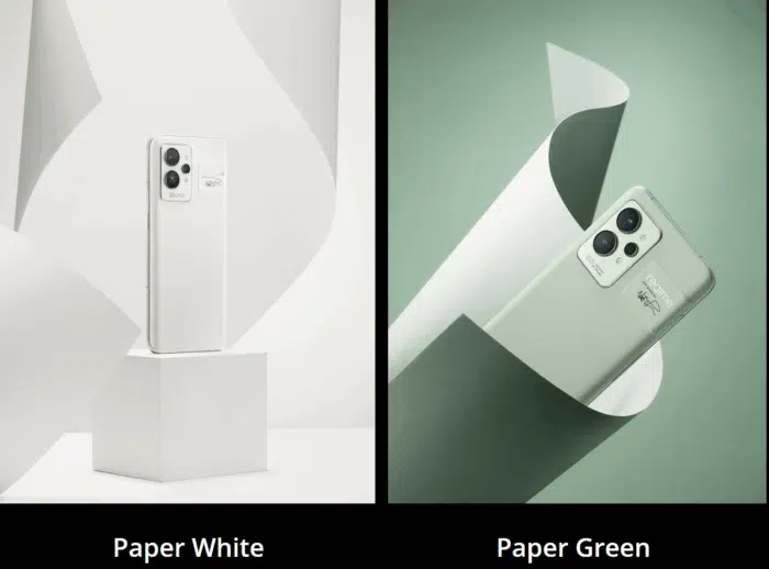 realme GT2 Pro Paper White & Paper Green