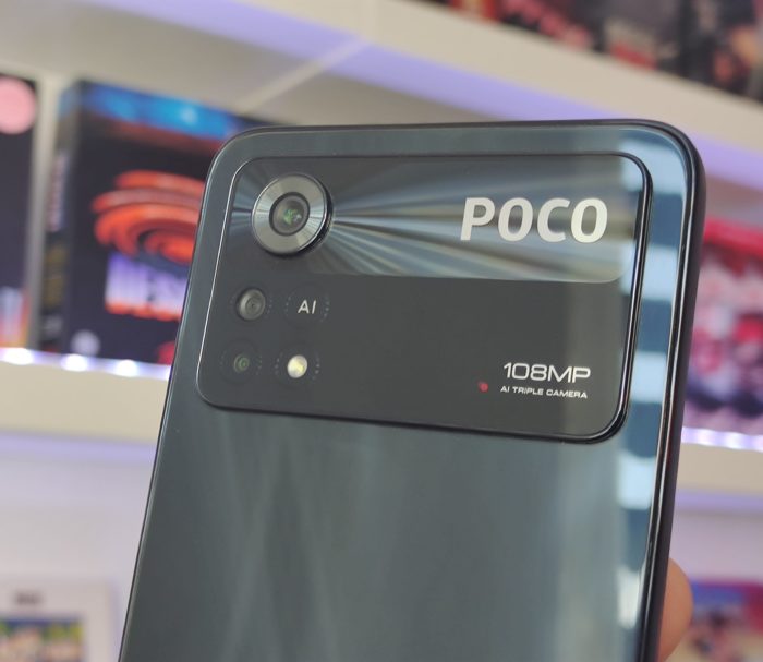 Poco X4 Pro Glasrückseite