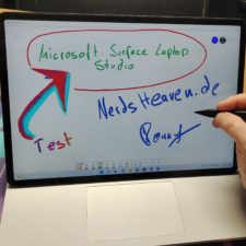 Microsoft Surface Laptop Studio Display und Surface Pen 2
