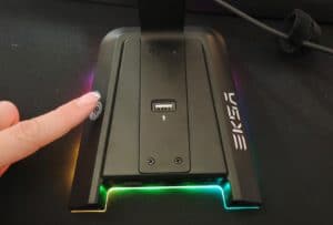 EKSA W1 RGB Headset Ständer Touchbedienung