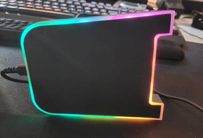 EKSA W1 RGB Headset Ständer Unterseite, Gummibeschichtet