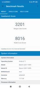 Poco X4 Pro Screenshots Geekbench 4