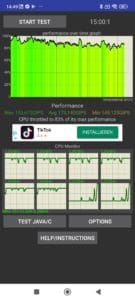 Poco X4 Pro Screenshots CPU Stress Test