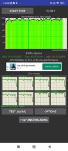 Poco X4 Pro Screenshots CPU Stress Test