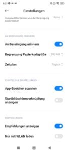 Poco X4 Pro Screenshot Werbung ausschalten