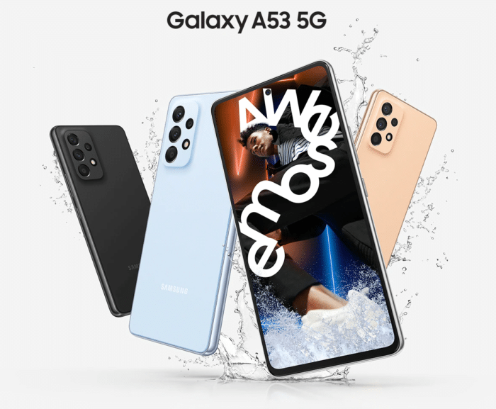 SAMSUNG Galaxy A53 5G Varianten + Wasserschutz