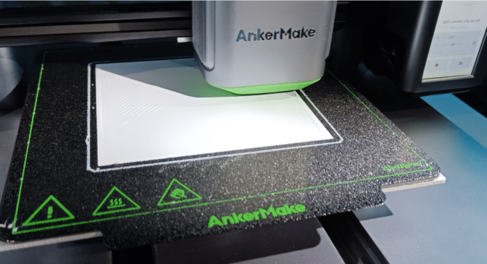 AnkerMake M5 Druckfläche und Display