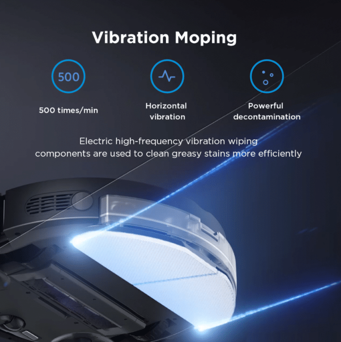 Midea S8+ 4 in 1 Saug- und Wischroboter Vibrierende Wischplatte