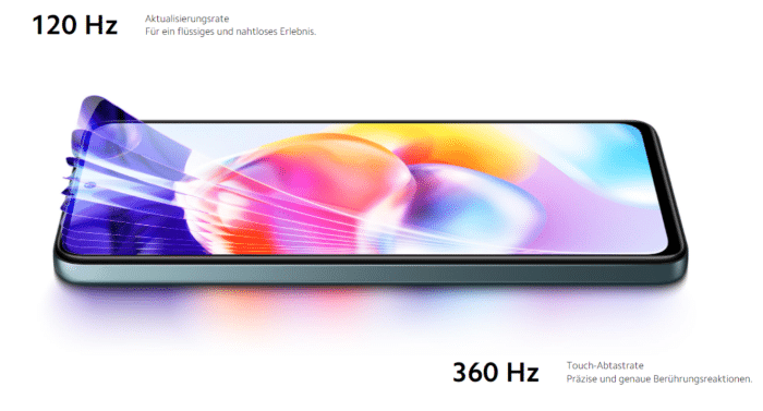 Xiaomi Redmi Note 11 Pro+ 5G Display mit 120Hz