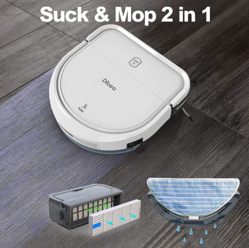 Dibea D500A Plus Saug und Wischroboter ab günstig kaufen (10/2024)