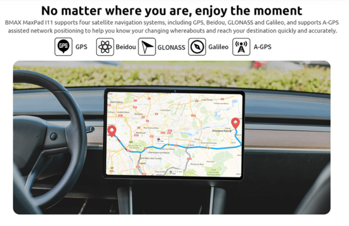 BMAX MaxPad i11 GPS Konnektivität