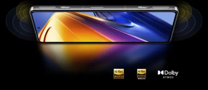 Poco F4 GT Quad Lautsprecher