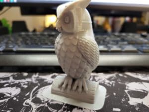 Anycubic Kobra Testdruck durchschnittliche Qualität