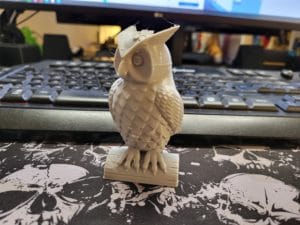 Anycubic Kobra Testdruck durchschnittliche Qualität