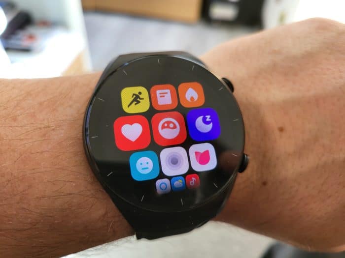 Xiaomi Watch S1 leicht unübersichtliches Menü
