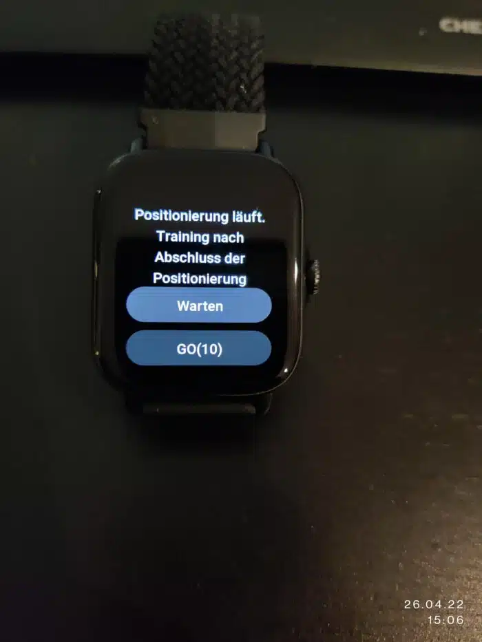 Amazfit GTS 3 Smartwatch GPS Verbindungszeit