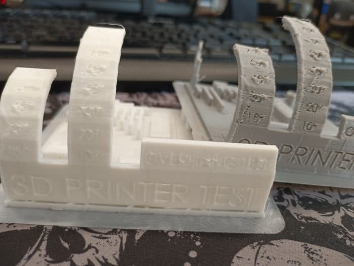 Anycubic Kobra Overhang Test