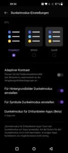 OnePlus 10 Pro Neuer Darkmodus