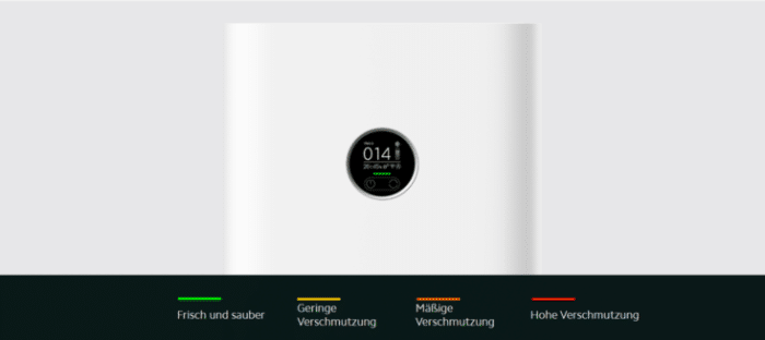 Xiaomi Smart Air Purifier 4 Pro OLED Display