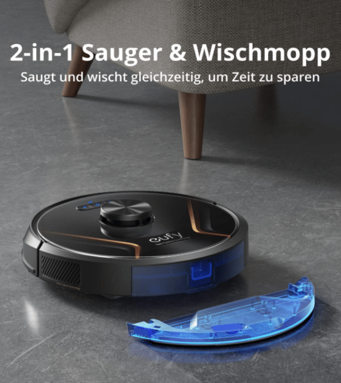 RoboVac X8 Hybrid mit Wischplatte