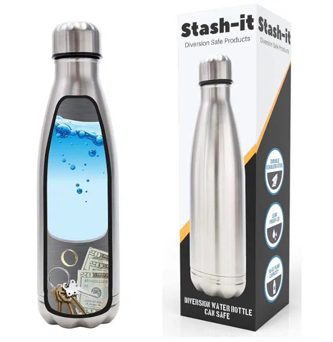 Stash-it Diversion Wasserflasche mit Geheimfach