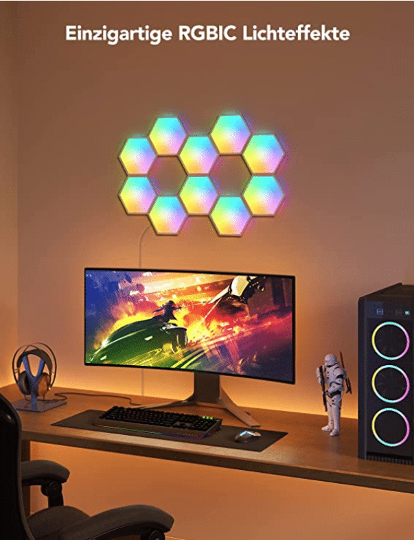 Govee Glide LED Hexa Light Panels,