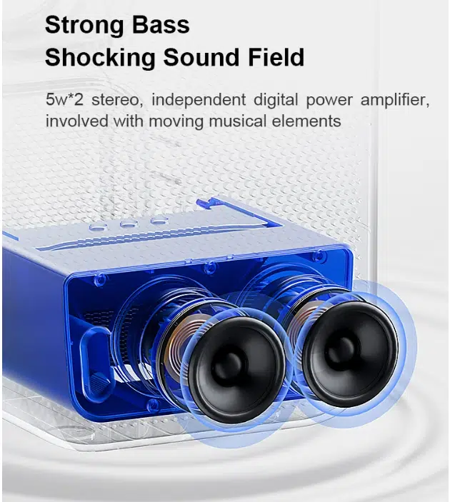 Wanbo T6 Max Beamer 2x 5 Watt Lautsprecher