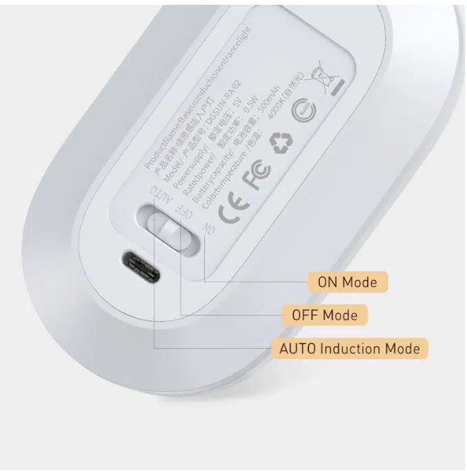 Baseus PIR Licht mit Bewegungssensor