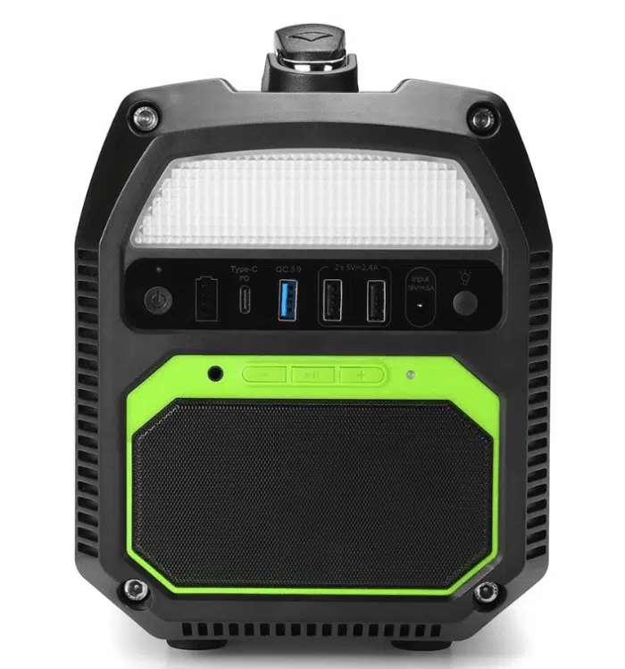 BlitzWolf BW-PG1 Upgrade Version Lautsprecher, Anschlüsse und Lampe