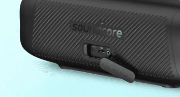 Soundcore Motion Boom Plus rear connectors