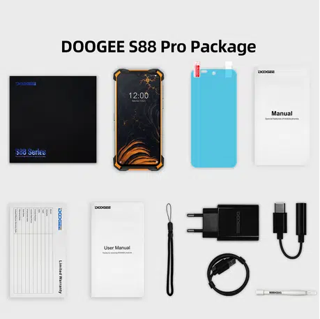 DOOGEE S88 Pro Lieferumfang