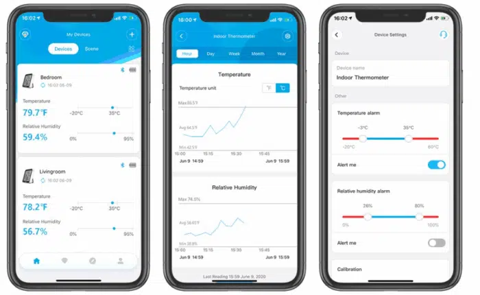 Govee Temperatur- und Feuchtigkeitsmessgerät App