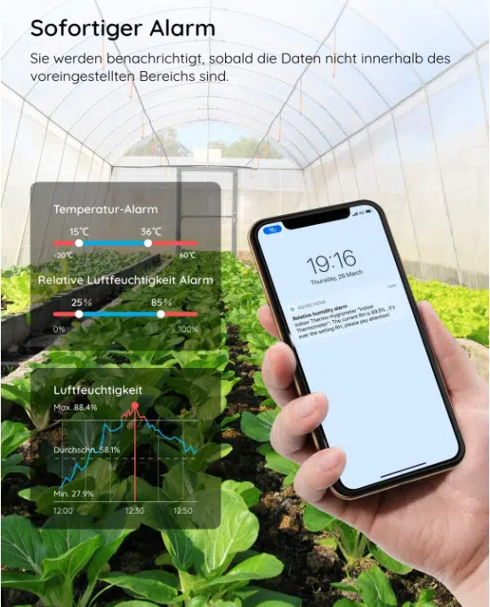 Govee Temperatur- und Feuchtigkeitsmessgerät