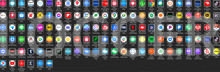 Xiaomi Mi Band 7 App Icons