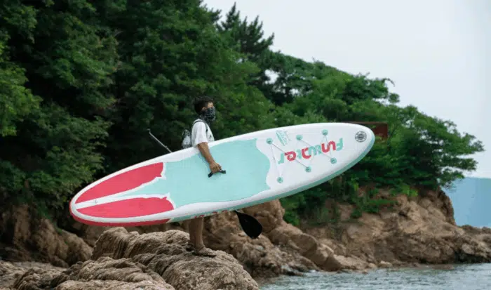 2022 05 27 11 47 15 50 STUECK LIMITIERTE AUFLAGEFunWater SUP Aufblasbares Stand Up Paddle Board 335