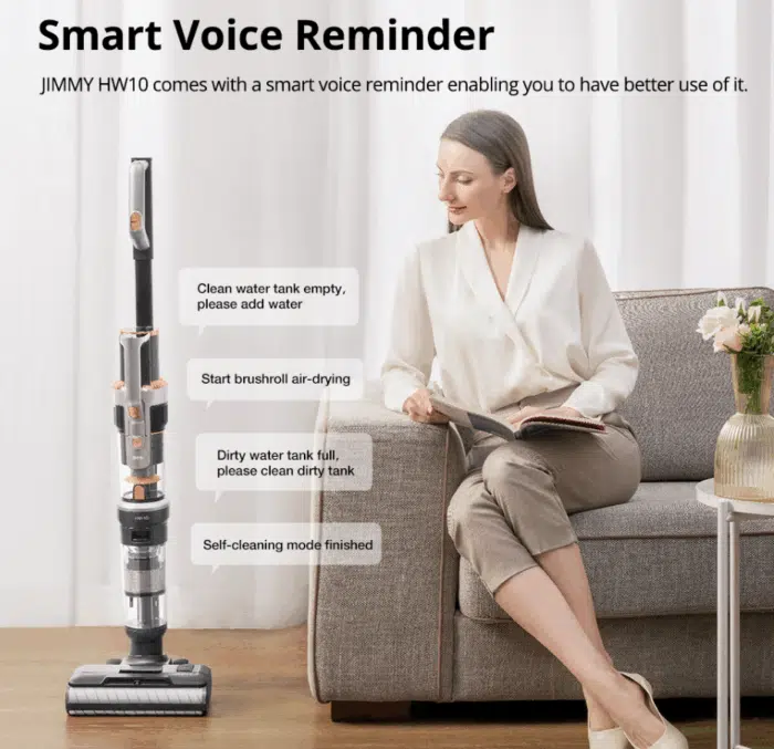 JIMMY HW10 Kabelloser 3-in-1-Nass-/Trockensauger Sprachassistent verbaut