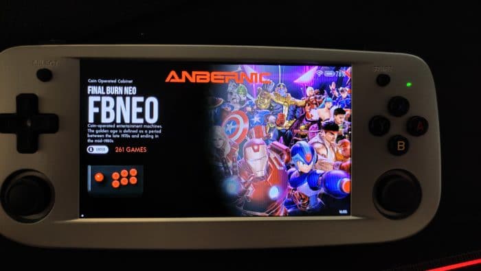 Anbernic RG503 Klasse OLED Display