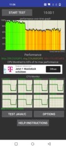 (Lese-Schreibraten& RAM Durchsatz OnePlus Nord 2) CPU Stress Test