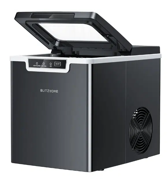 BlitzHome BH-IM2 Eiswürfelmaschine mit Selbstreinigungsfunktion