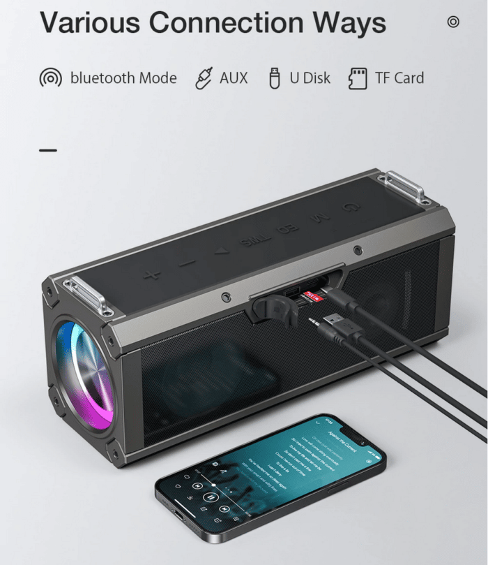 BlitzWolf BW-WA3 Pro 120 W Bluetooth Lautsprecher Verbindungsmöglichkeiten