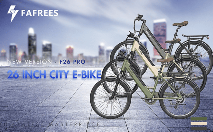 FAFREES F26 Pro E-Bike in 3 Farben erhältlich