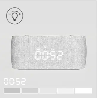 EZVALO Smart Wecker Uhr in 5 Stufen dimmbar
