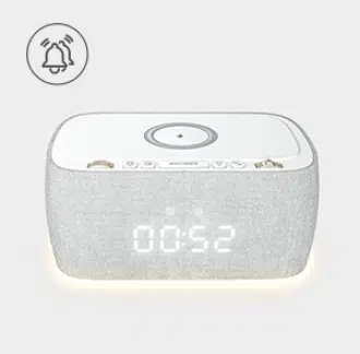 EZVALO Smart Wecker warmes Nachtlicht