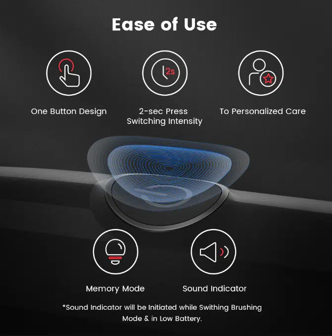 Oclean Endurance Schall-Zahnbürste Bedienung