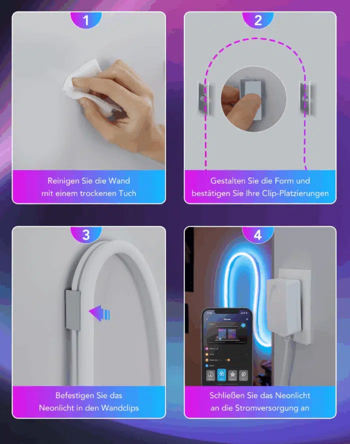 2022 06 30 11 27 51 Govee Neon LED Strip Flexibles Licht fuer drinnen und draussen