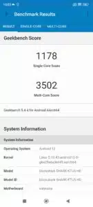 Xiaomi Black Shark 5 Pro Screenshots Antutu Benchmark Geekbench 5