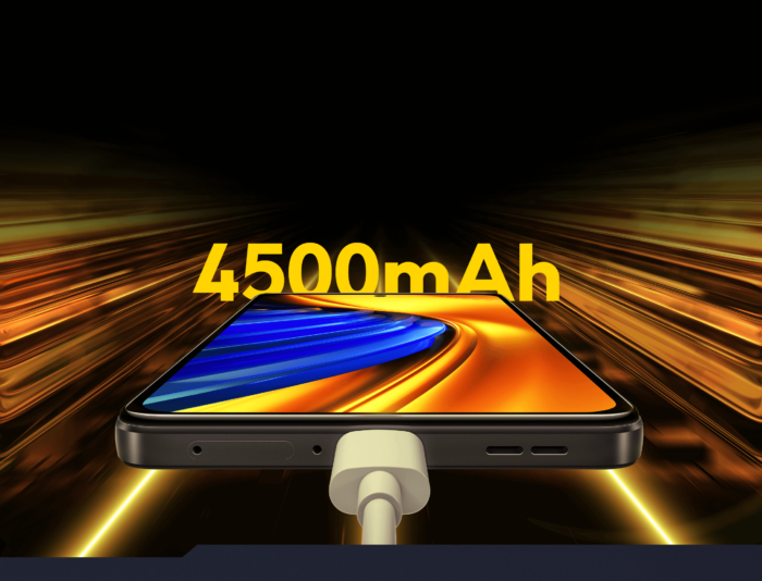 Poco F4 4500 mAh Starker Akku